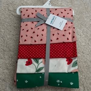 New with tags - Carters Receiving Blankets - 4 Pack